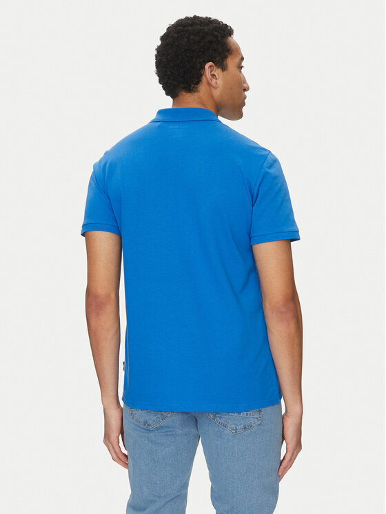 Blend Blend Polo majica 20717857 Modra Regular Fit