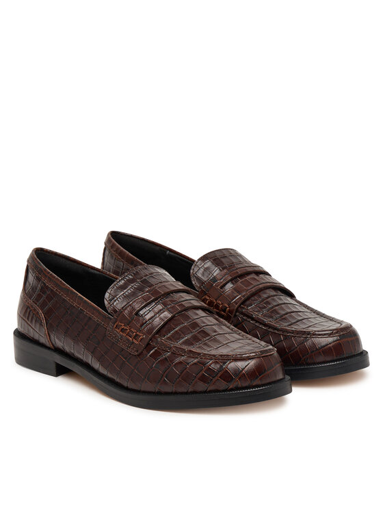 Clarks Туфлі Clarks Straven2 Penny 26327145 Коричневий