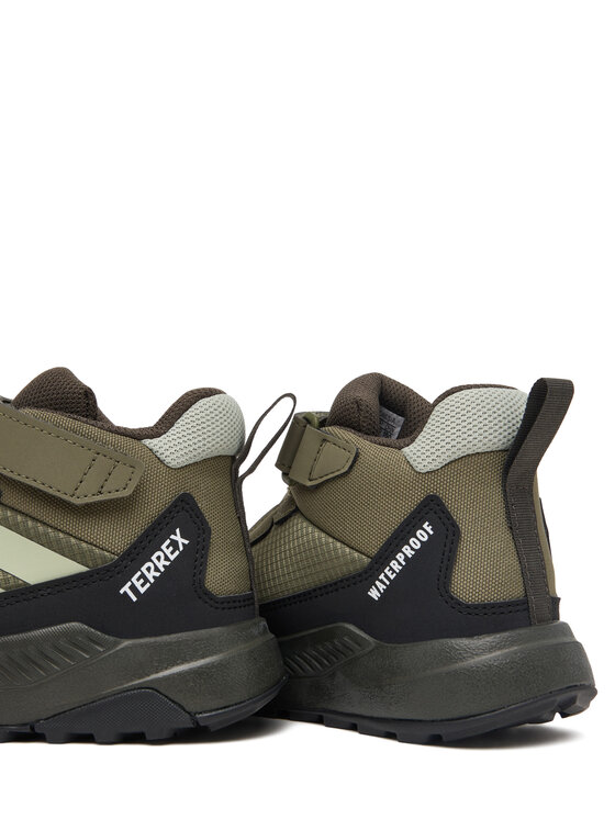 adidas Turistiniai batai adidas Terrex Anylander Mid Climaproof Children Hiking Shoes KJ2671 Žalia