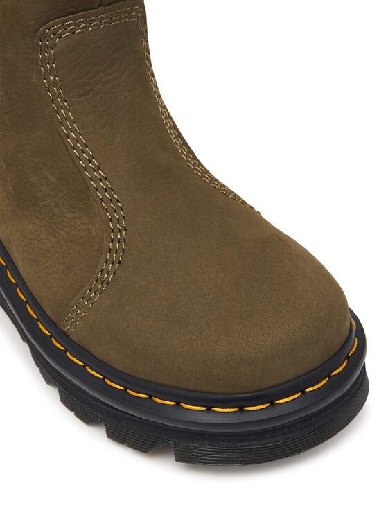 Dr. Martens Μποτάκια Dr. Martens ZEBZAG Rigger Olive Wyoming DM42022300 Πράσινο
