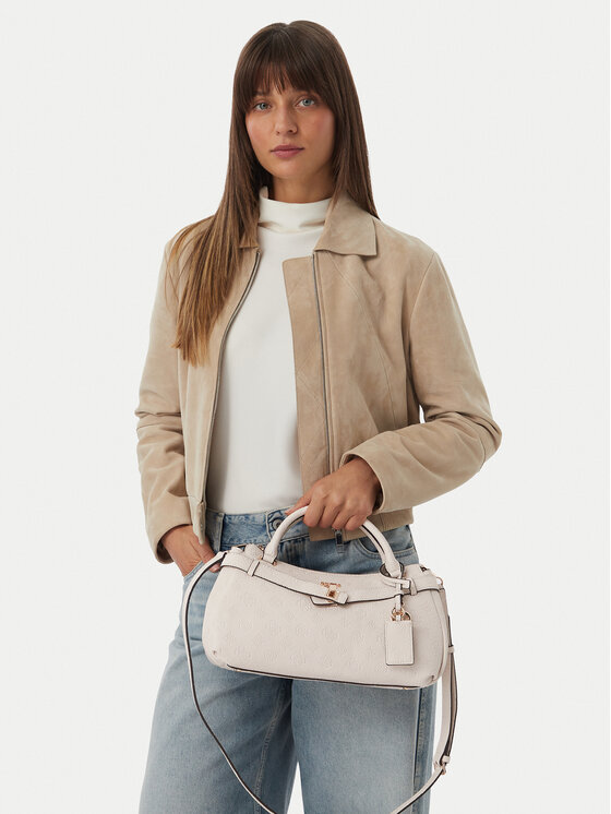 Guess Τσάντα Guess Ella Logo HWPD97 46050 Κρεμ