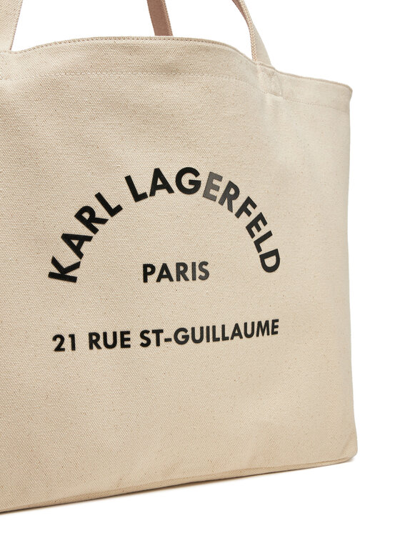 KARL LAGERFELD Дамска чанта KARL LAGERFELD A1W50006 Бежов