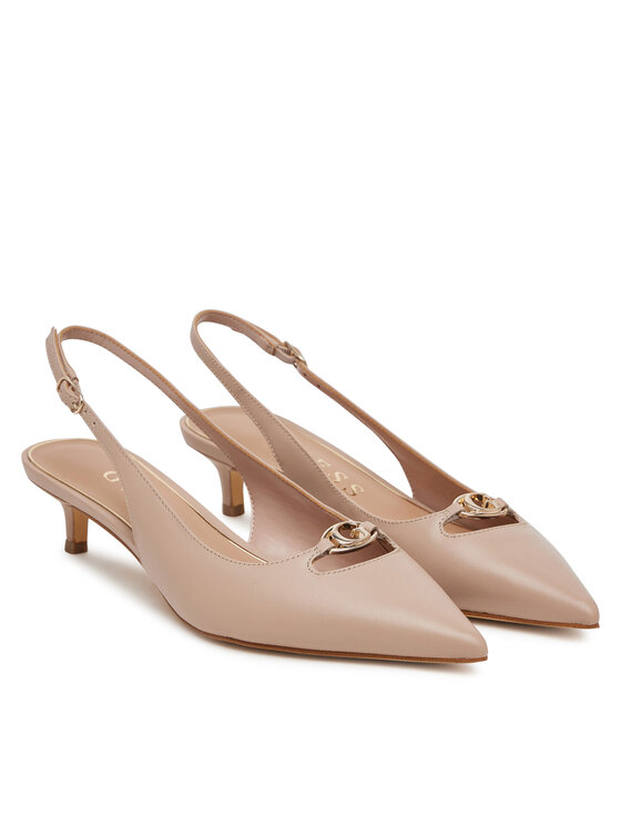 Guess Czółenka Guess FLTJES LEA05 Beżowy