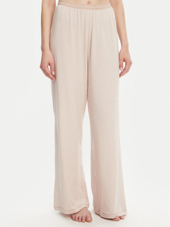 Tommy Hilfiger Tommy Hilfiger Pantalones de pijama UW0UW05776 Beis Relaxed Fit