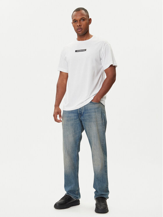 Versace Jeans Couture Versace Jeans Couture Camiseta 79GAHT06 CJ00T Blanco Regular Fit