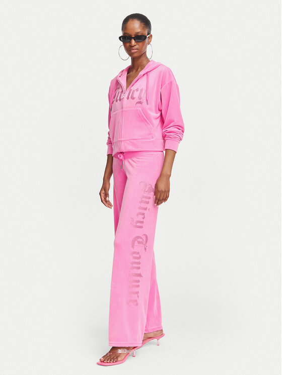Juicy Couture Juicy Couture Παντελόνι φόρμας Old Gothic JCWBJ226334 Ροζ Regular Fit