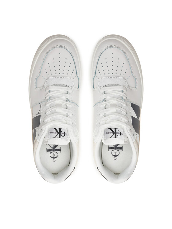 Calvin Klein Jeans Sneakersy Calvin Klein Jeans Classic Cupsole Low Nbs YW0YW01520 Biela