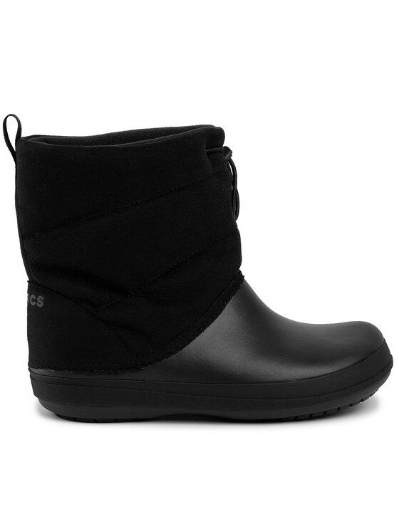 Crocs Апрески Crocs Crocband Puff Boot W 205858 Черен