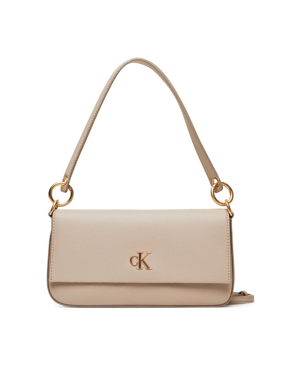 Calvin Klein Táska Calvin Klein Minimal Monogram Shoulder Pouch LV04K3161G Bézs