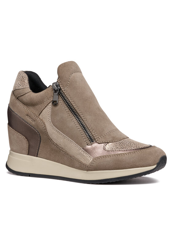 Geox Sneakersy Geox D Nydame D620QA 022JS C6029 Beżowy