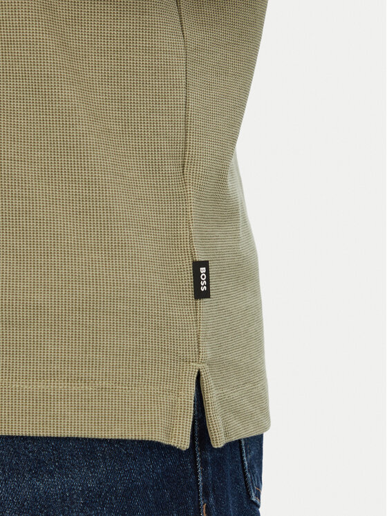 BOSS BOSS Camiseta H-Thompson 81 50565742 Caqui Regular Fit