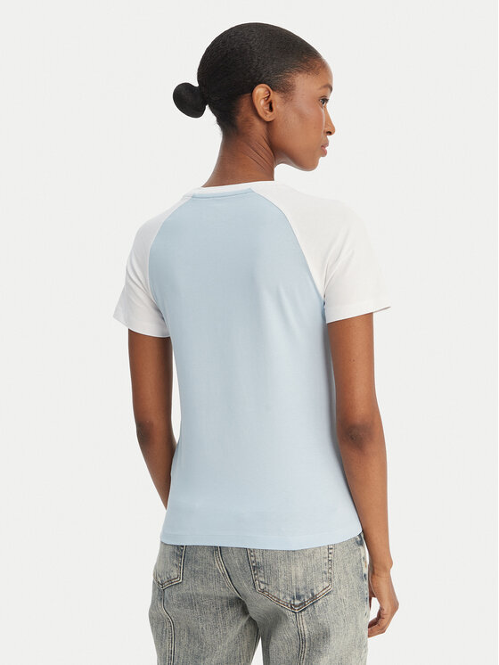 Guess Jeans Guess Jeans Футболка W6GIB0 J1314 Блакитний Regular Fit
