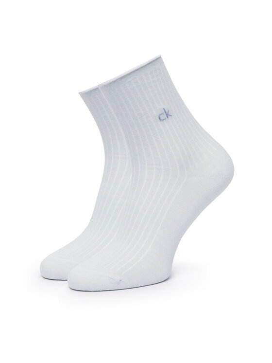 Calvin Klein Dolge nogavice Calvin Klein 701229681 Svetlo modra