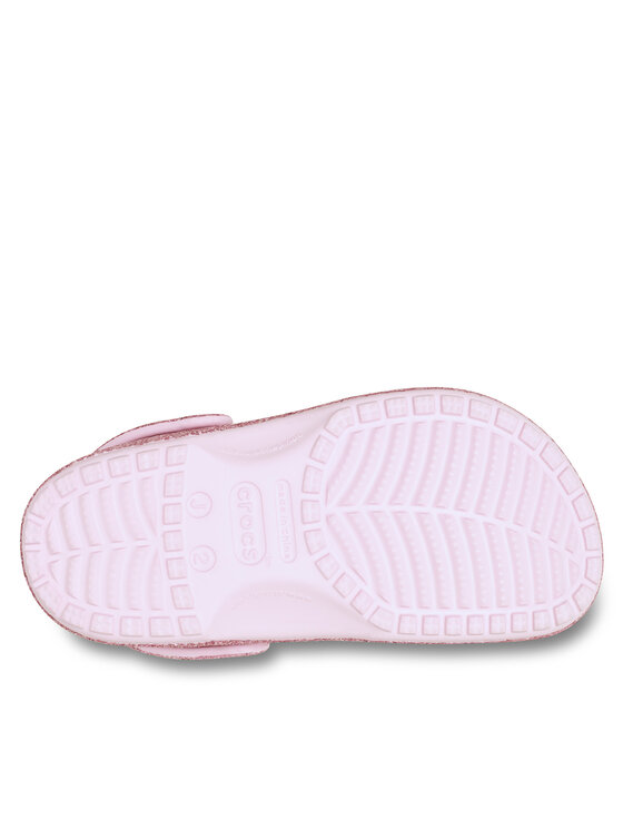 Crocs Шльопанці Crocs Classic Chunky Glitter Clog K 211939 Рожевий