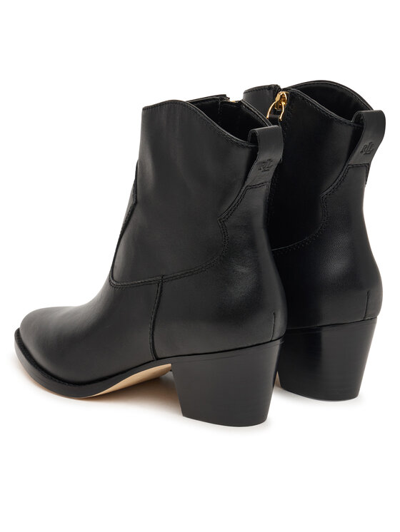 LAUREN RALPH LAUREN Členková obuv LAUREN RALPH LAUREN Harpher Bo Bte 802P15896001 Čierna