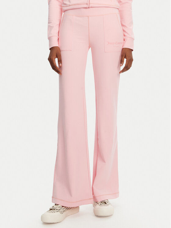 Juicy Couture Juicy Couture Donji dio trenerke Active JCSML125403 Ružičasta Flared Leg