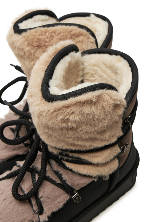 Cizme de zăpadă D.Franklin Nordic Trk Fur DFSH370012 Negru