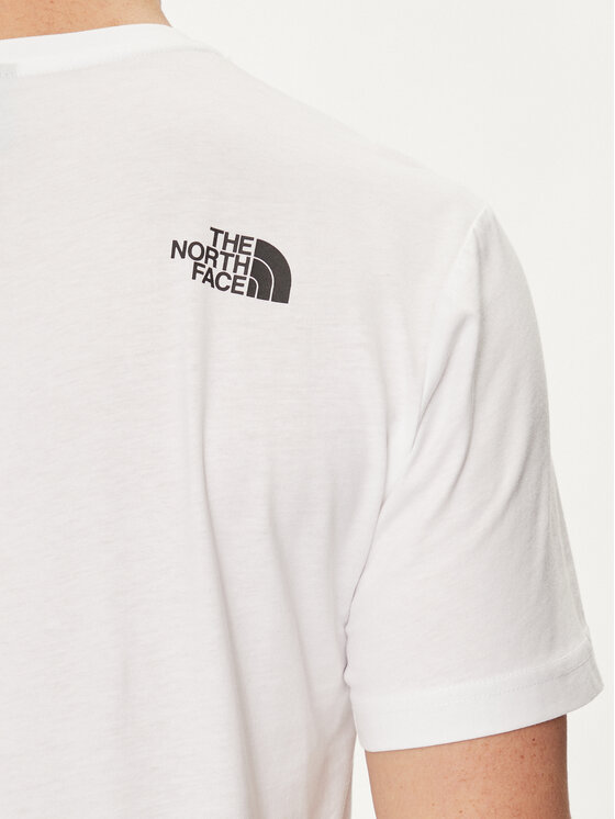 The North Face The North Face T-shirt Never Stop NF0A87NS Bijela Regular Fit