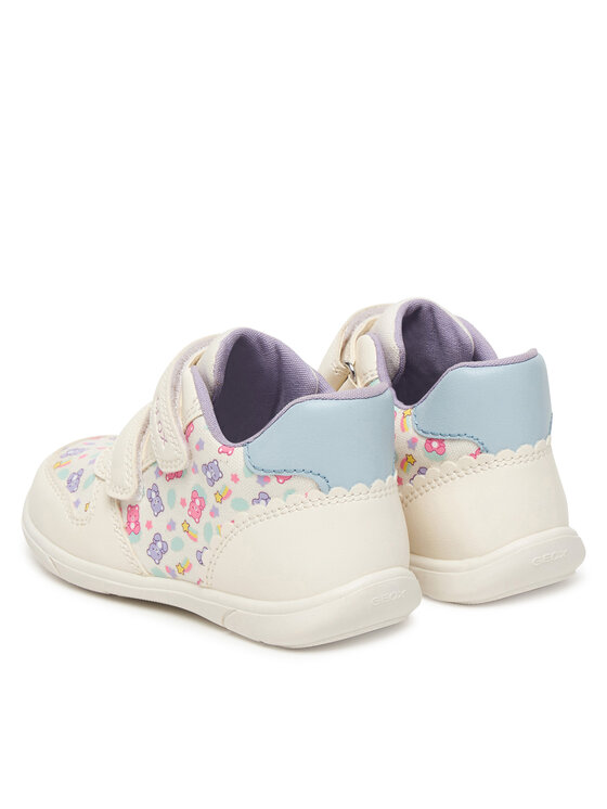 Geox Snīkeri Geox B Zapito Girl B556DA 0AW54 C0270 Balts
