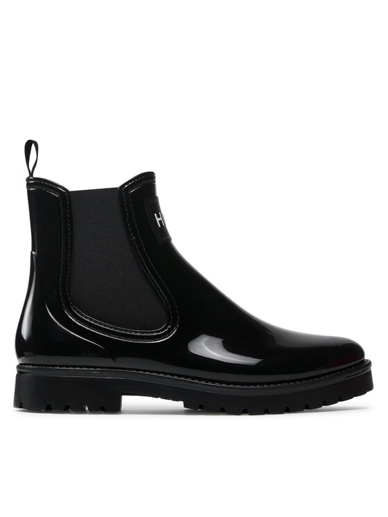 HUGO Cizme de cauciuc HUGO Tabita Rain Bootie 50461985 10222177 01 Negru
