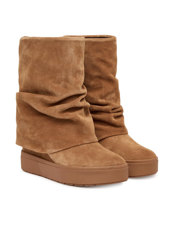Guess Členková obuv Guess FLFGUI SUE10 Hnedá
