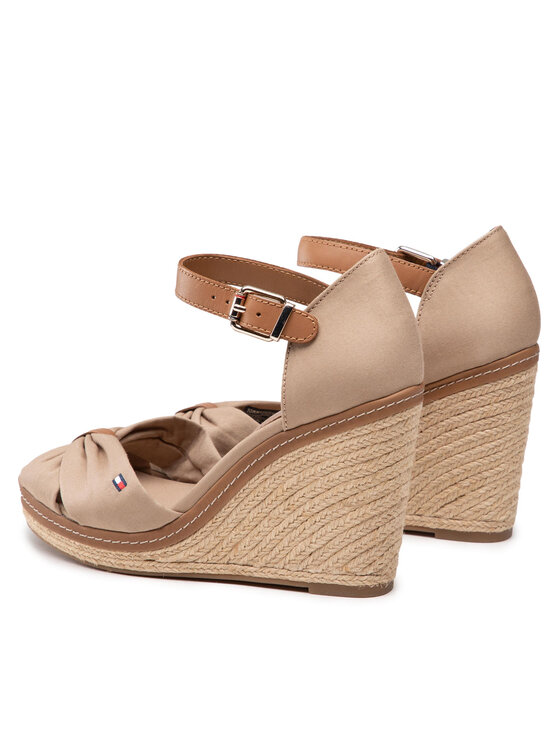 Tommy Hilfiger Espadrillas Tommy Hilfiger Iconic Elena Sandal FW0FW00905 Marrone