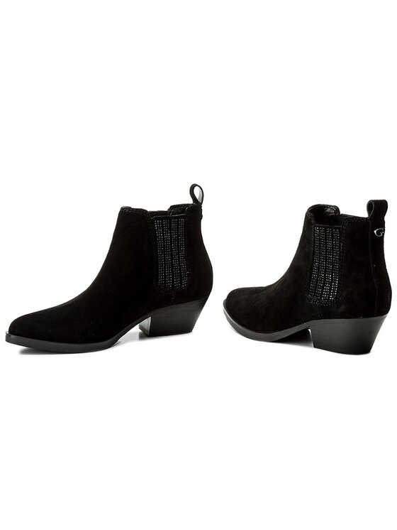 Guess Боти тип челси Guess Verla FLVER3 SUE09 Черен