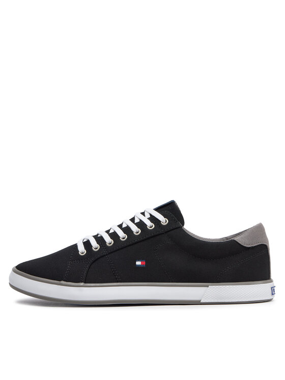 Tommy Hilfiger Πάνινα παπούτσια Tommy Hilfiger Harlow 1D FM0FM00596 Μαύρο