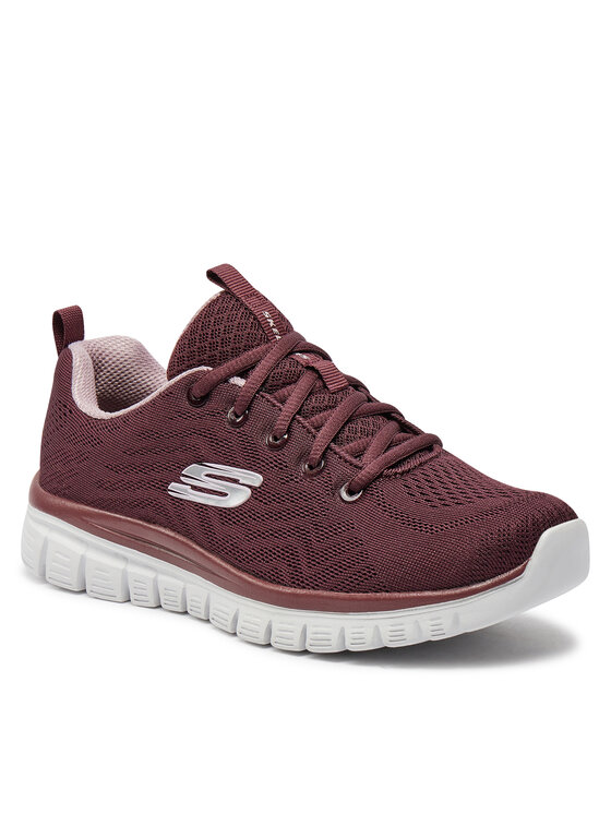 Skechers Снікерcи Skechers Get Connected 12615/WINE Бордовий