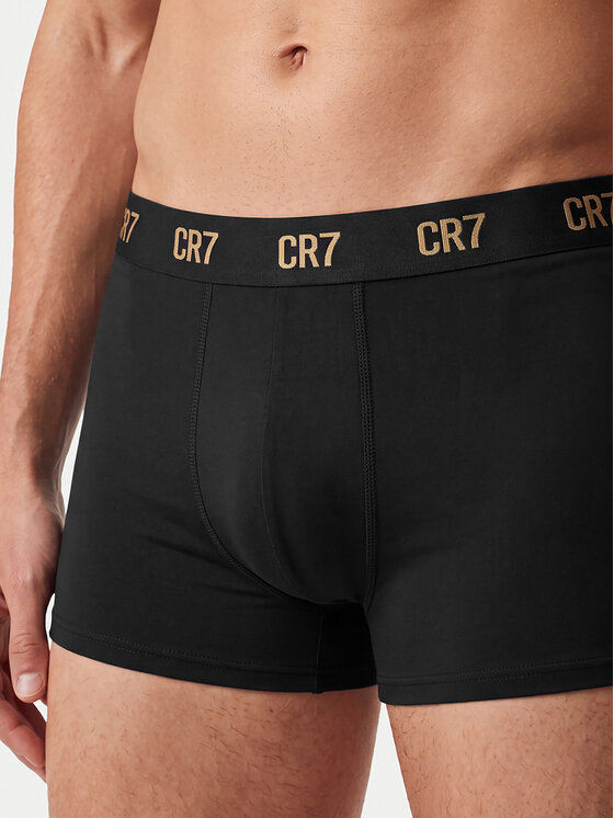 Cristiano Ronaldo CR7 Cristiano Ronaldo CR7 Conjunto de calzoncillos boxer 8125-49 Negro