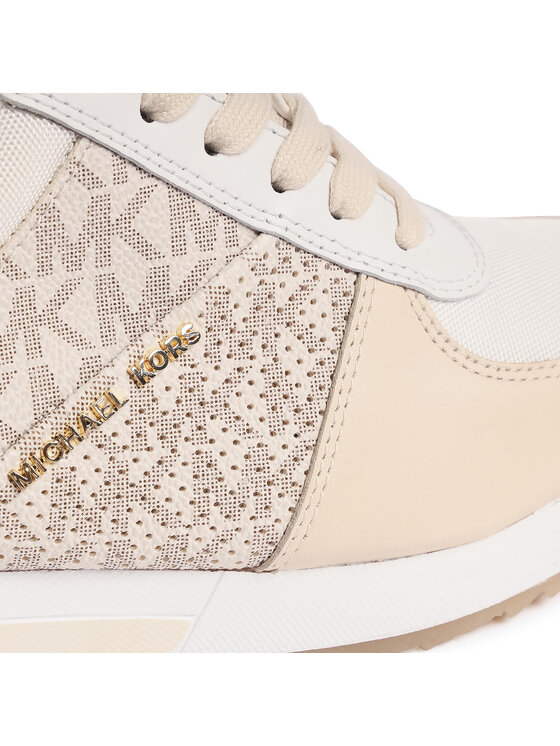 MICHAEL Michael Kors Sneakersy MICHAEL Michael Kors Allie Trainer 43F0ALFS3L Béžová