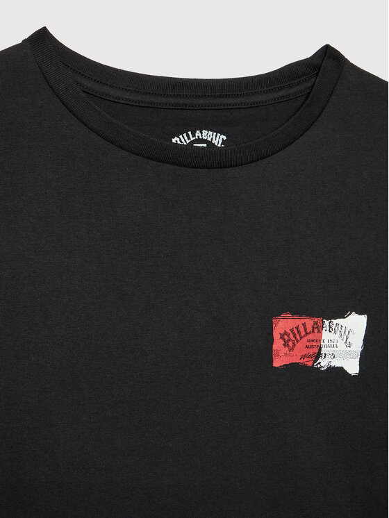Billabong Billabong Футболка Ripped F2SS18 BIF2 Чорний Premium Fit