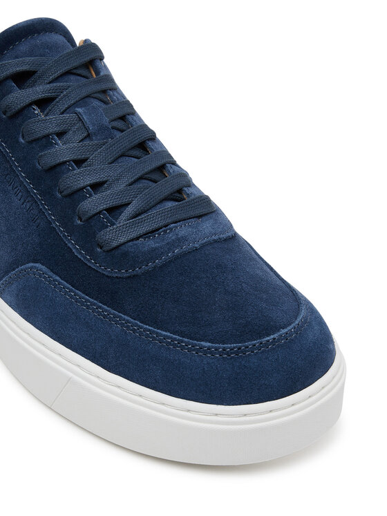 Calvin Klein Sneakersy Calvin Klein Clean Cup Low Laceup Oxf Su HM0HM01880 Granatowy