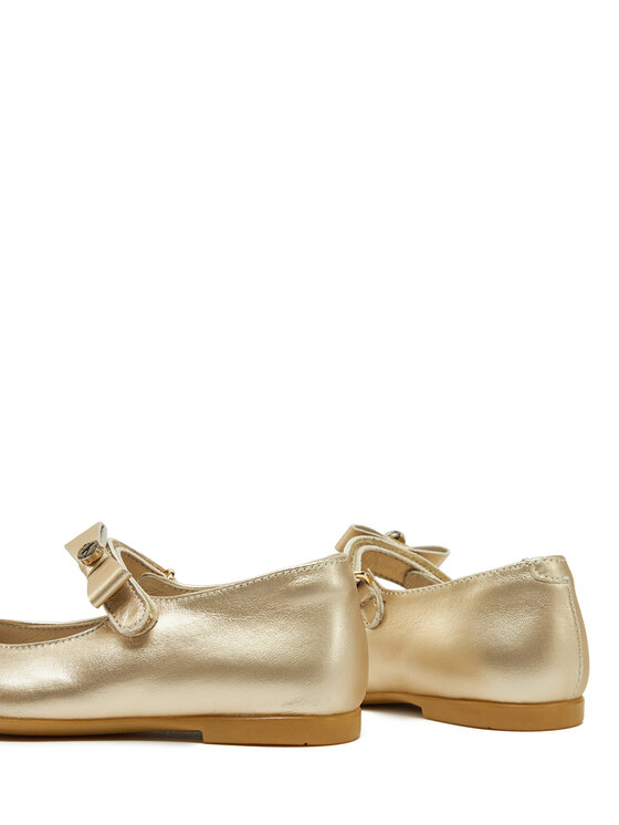 Calvin Klein Jeans Baleriny Calvin Klein Jeans Ballerina V1A3-83040-0220 Złoty
