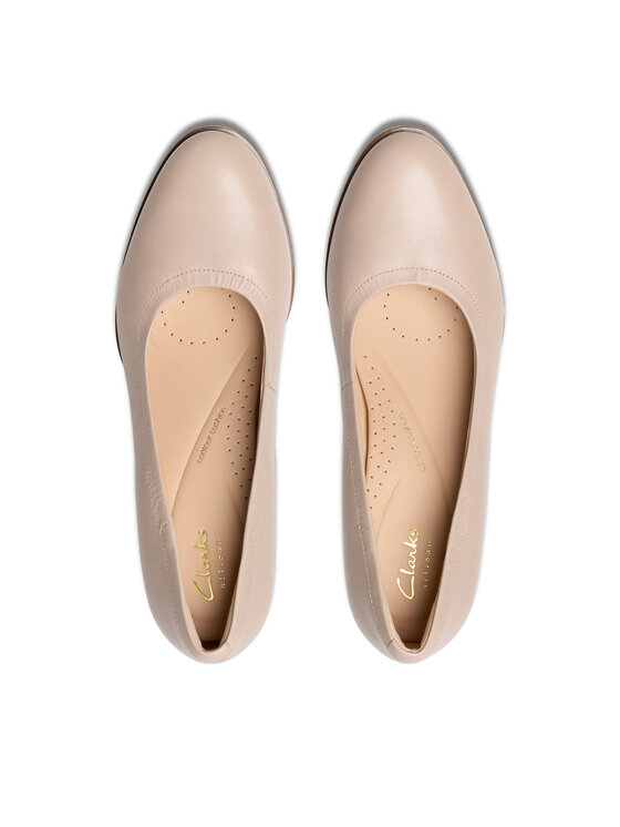 Clarks Туфлі Clarks Freva 55 26181336 Бежевий