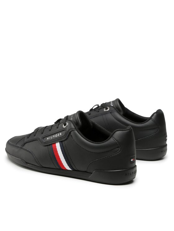 Tommy Hilfiger Snīkeri Tommy Hilfiger Classic Lo Cupsole Leather FM0FM04277 Melns