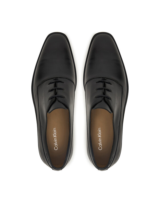 Calvin Klein Pantofi Calvin Klein Slim Ess Oxford Lth HM0HM01929 Negru
