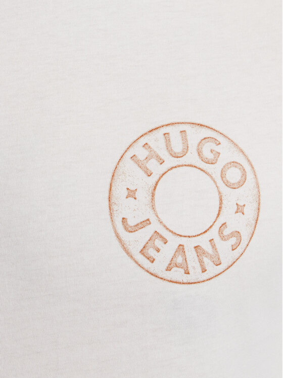 HUGO HUGO Camiseta Nemodo 50572303 Crema Regular Fit