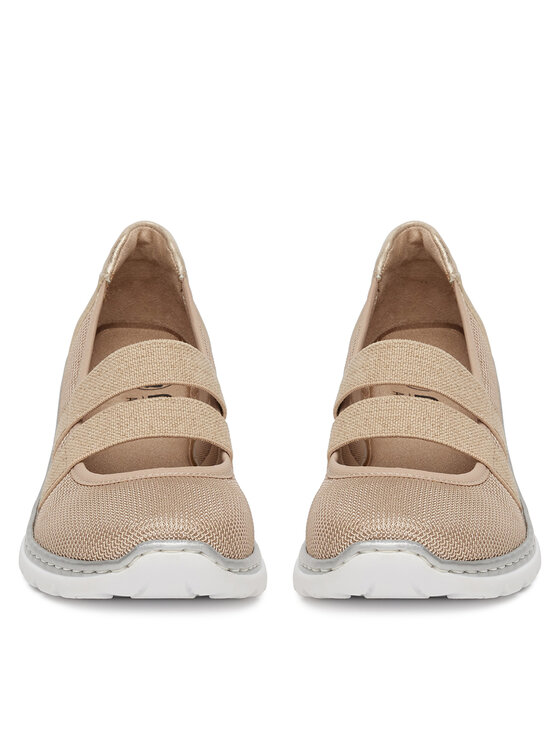 Rieker Pantofi Rieker L3281-62 Bej