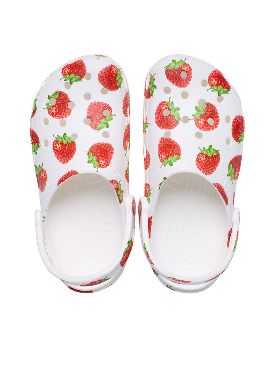 Crocs Шльопанці Crocs Classic Fresh Fruits Clog 211008 Білий