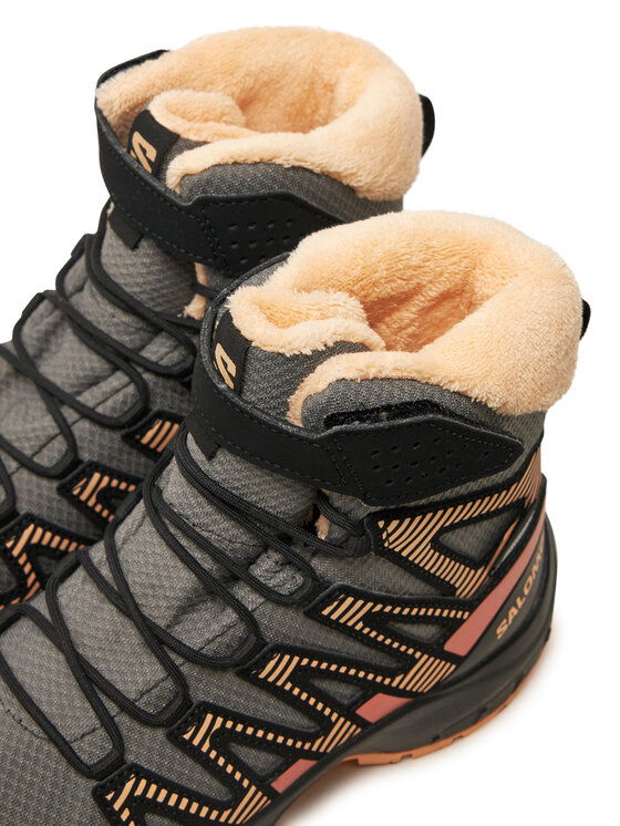 Cizme de zăpadă Salomon Xa Pro V8 Winter Cswp J L47780000 Negru