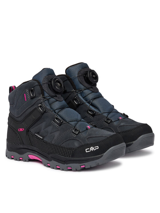 CMP Trekking čevlji CMP Kiruna Mid FitGo Fleece Wp 3Q57894J Črna