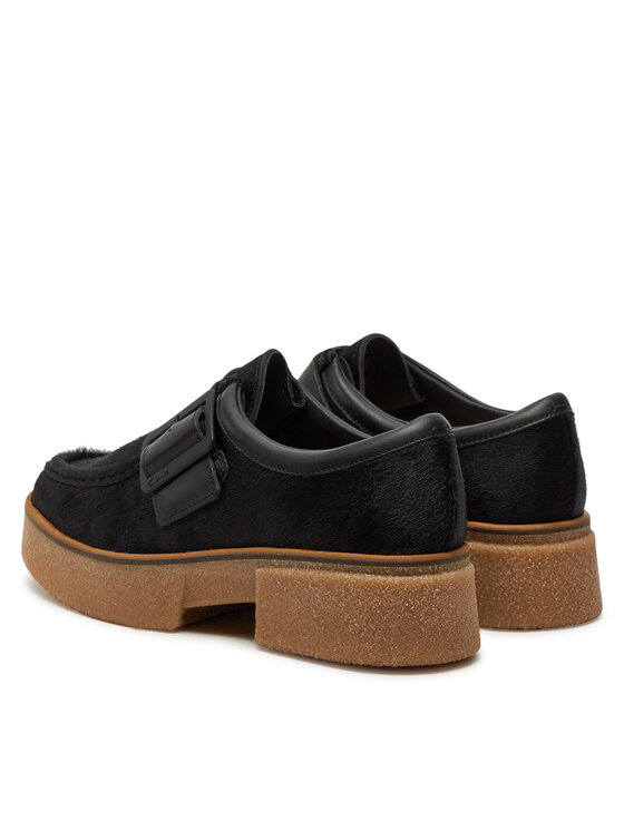 Clarks Polobotky Clarks Linoso Monk 26178678 Černá