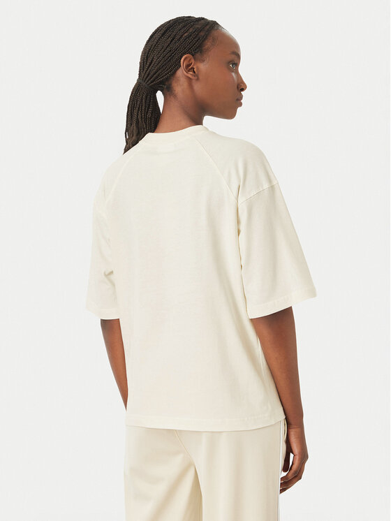 Reebok Reebok T-Shirt Reebok X Ewa Chodakowska Mila RK25977CCW Κρεμ Regular Fit