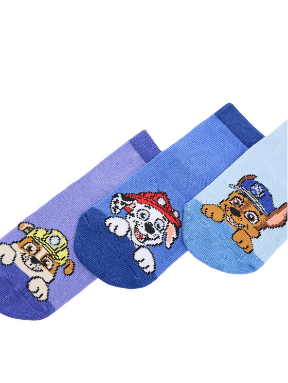 Paw Patrol Șosete lungi Paw Patrol CEO-ACCCS-AW25-330PAW(3-PACK) Albastru