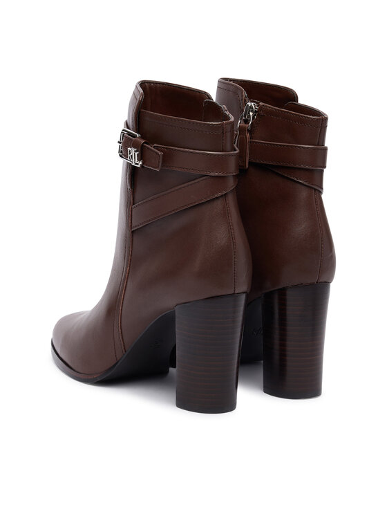 LAUREN RALPH LAUREN Členková obuv LAUREN RALPH LAUREN 802974475002 Hnedá