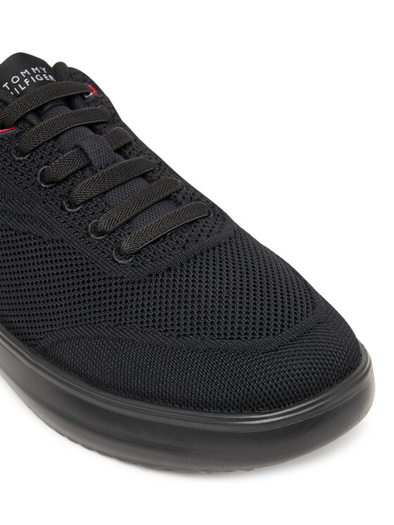 Tommy Hilfiger Sneakersy Tommy Hilfiger Th Modern Lightcup Knit FM0FM05886 Czarny