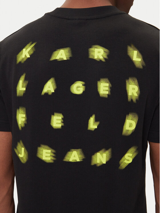 Karl Lagerfeld Jeans Karl Lagerfeld Jeans Camiseta A3M17027 Negro Relaxed Fit