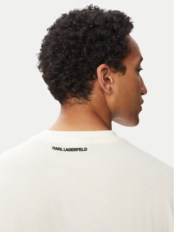 KARL LAGERFELD KARL LAGERFELD Camiseta 755048 563235 Blanco Regular Fit