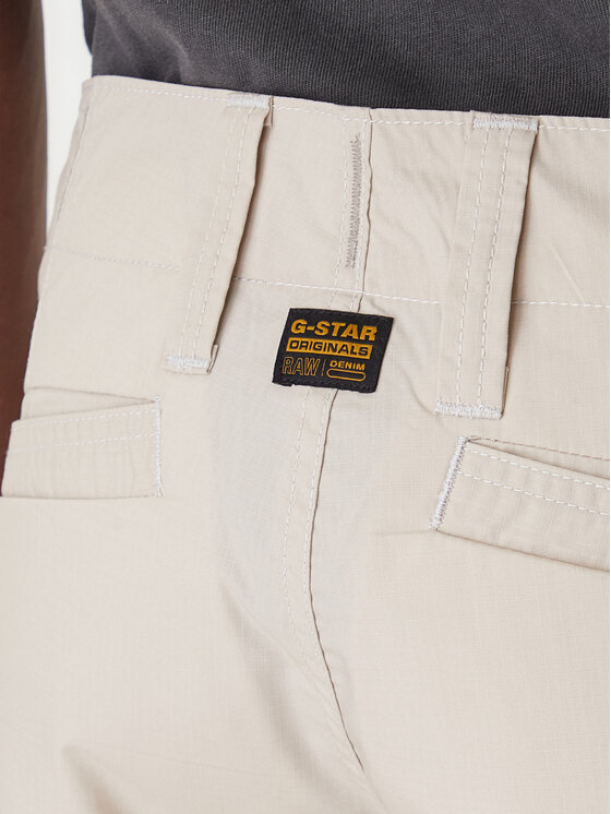 G-STAR G-Star Raw Stoffshorts 3D Cargo D26222-D308 Écru Regular Fit
